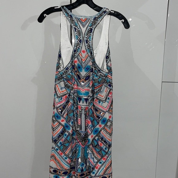 NWT Parker beaded sequin embellished dress - Picture 5 of 9